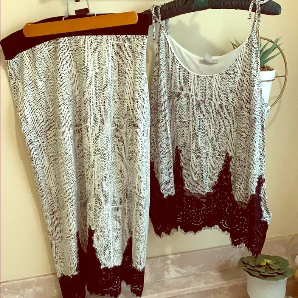 H&M Pencil Skirt & Camisole Set